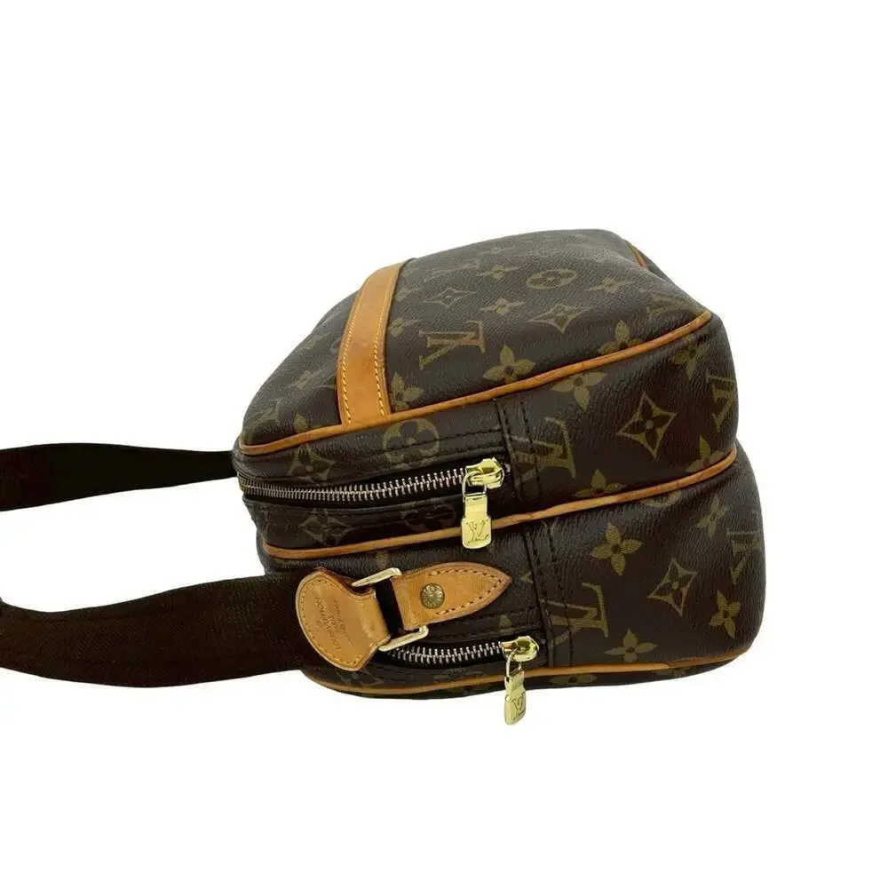 LOUIS VUITTON Brown Monogram Leather Pochette Shoulder Bag - Picture 5 of 10